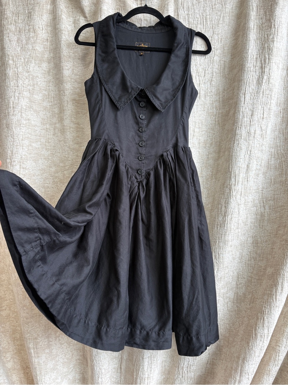 Vivienne Westwood Anglomania- 100% Cotton Corset Bodice Dress- size 38